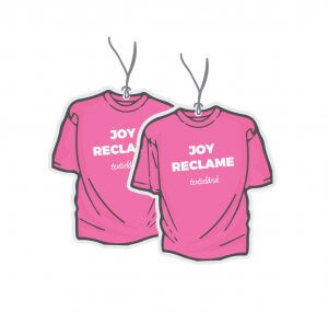 Geurhangers bedrukken met eigen logo