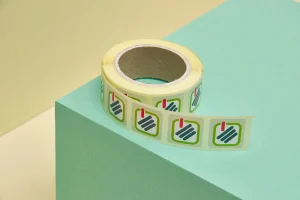 Spaarzegels bedrukken op rol, spaarzegels op rol bedrukt met logo