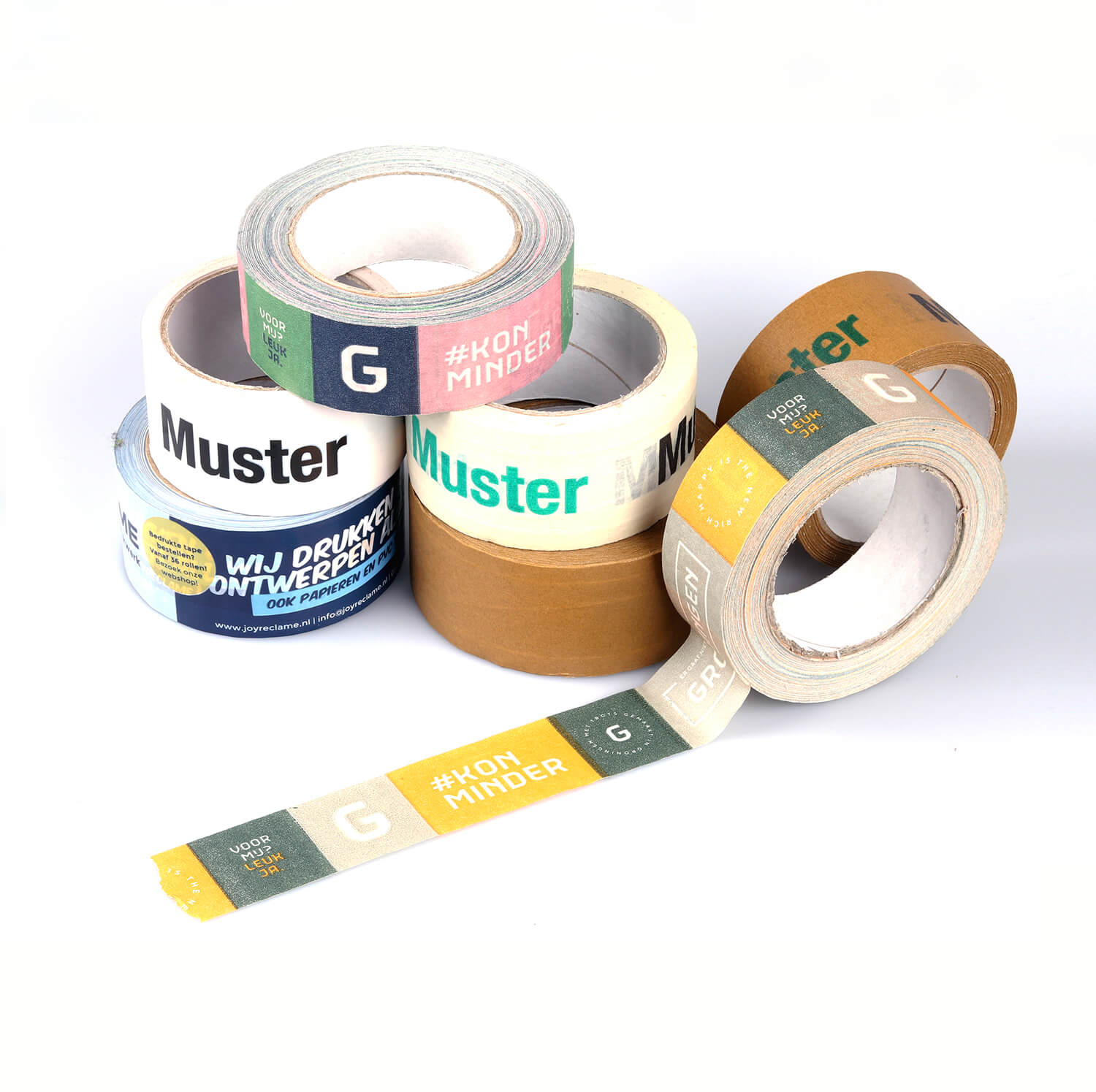 markering Kinderrijmpjes Transparant Goedkope tape bedrukken [Goedkoopste in NL] - bedrukt vanaf €152,00