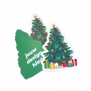 kerstboom kerstkaarten drukken, kerstkaarten kerstboomvorm, kerstboom kaarten drukken, kerstkaart met opdruk