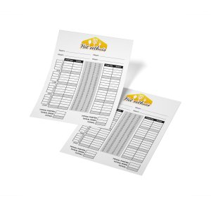 klaverjas formulieren drukken met logo, klaverjas scorelijst drukken, klaverjas scorekaart drukken, klaverjas scoreformulier drukken, klaverjas scorelijst met logo