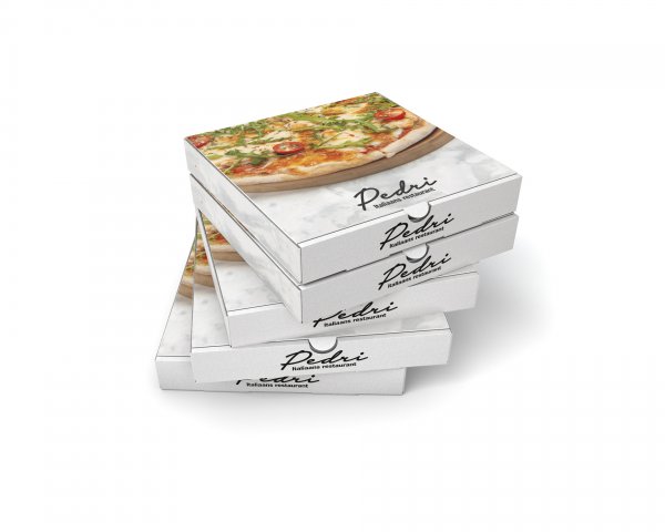 pizzadozen bedrukken, full-color pizzadozen bedrukken, pizza dozen drukken met logo, kleine oplage pizza dozen drukken, pizza dozen bedrukt met eigen ontwerp, pizzadozen drukken kleine oplage