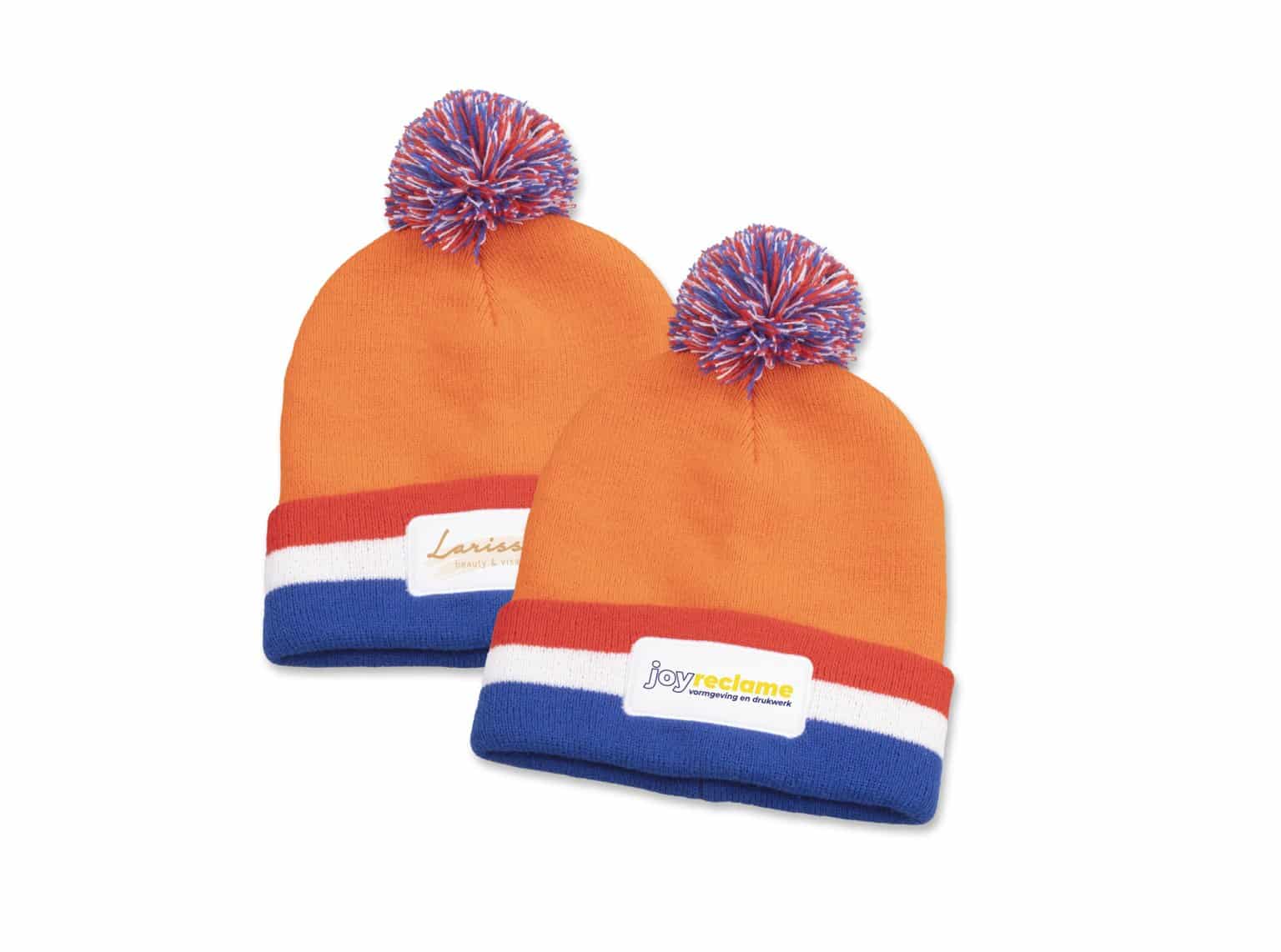 Oranje Mutsen Bedrukken - Vanaf 5 Stuks Met Full-color Opdruk!