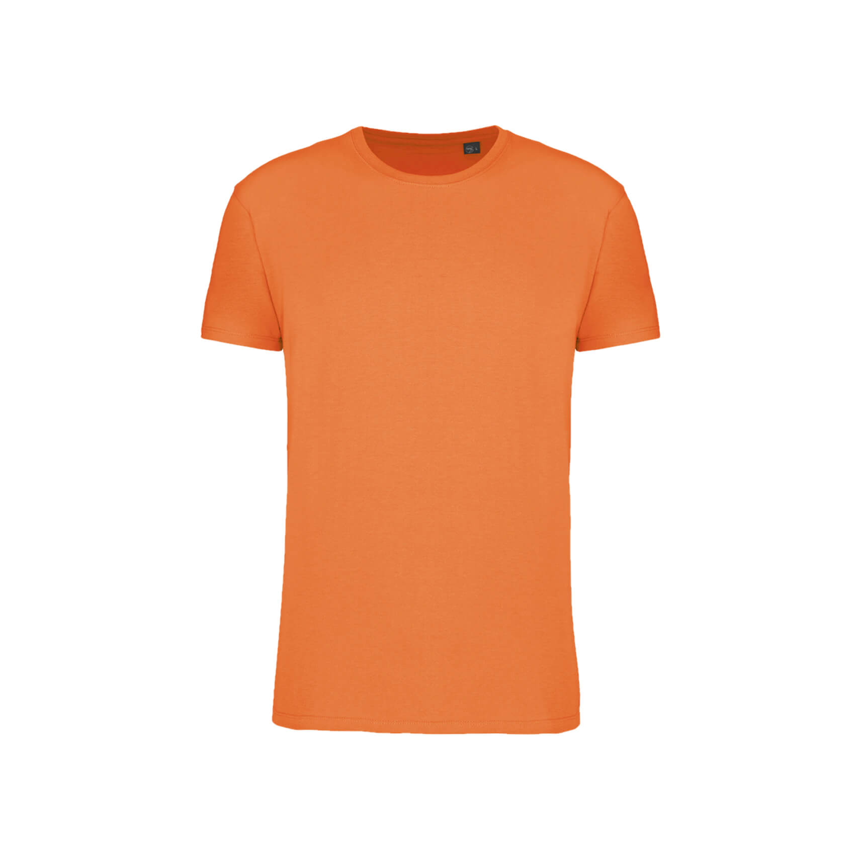 Oranje katoenen shirt