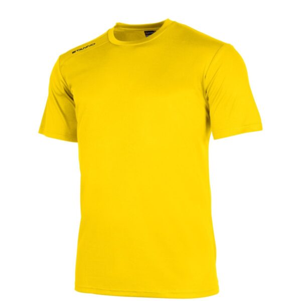 Stanno field shirt bedrukken, stanno sportshirts bedrukken, stanno shirt met logo, geel stanno shirt bedrukken