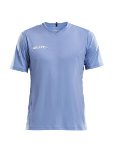 Craft sportshirts bedrukken, bedrukt craft shirt, craft sportshirt met logo, Craft shirt sky blue bedrukken