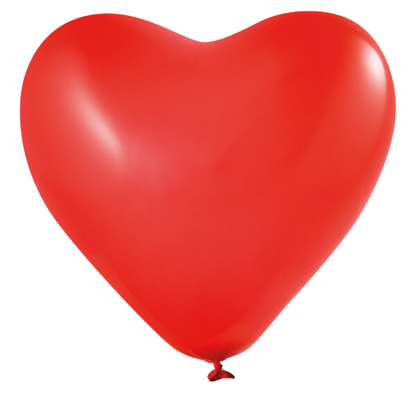 Hartjes ballonnen bedrukken, bedrukte hartjes ballon, hartvormige ballon bedrukken rood