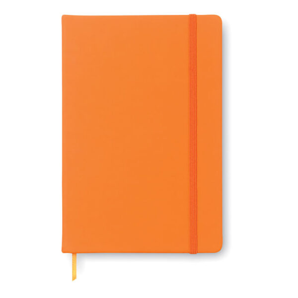 Oranje notitieblok bedrukken