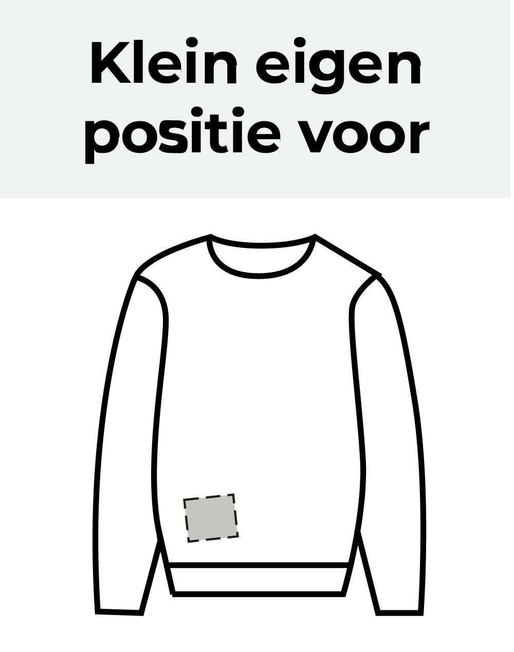 Eigen positie voorzijde