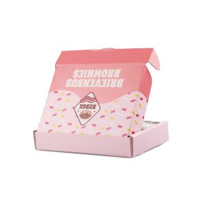 Doosje-met-brownies-bedrukken-,bedrukte-brownies-in-doosje,-brownies-versturen-per-post-met-logo