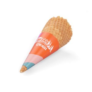 Ijshoorntjes-met-logo,-ijshoorn-sleeves-bedrukken,-ijshoorn-jacket-bedrukken,-ijsje-met-logo