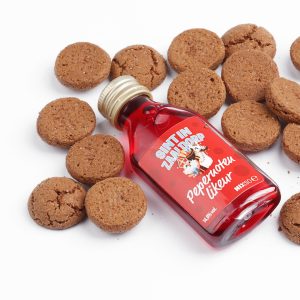 Pepernoten-shotjes-bedrukken,-pepernoten-likeur-met-logo,-peperneutje-bedrukken