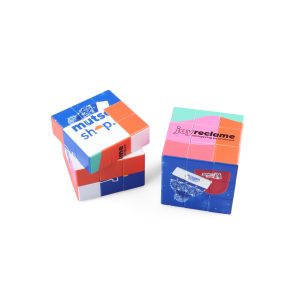 3D puzzels drukken, 3d Cube bedrukken, vierkante draaipuzzel met logo