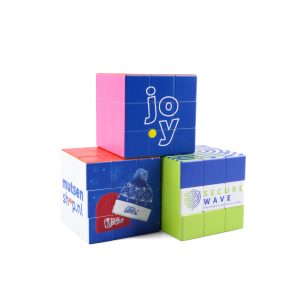 Draaipuzzels met logo - Draaipuzzeltjes bedrukken - logische kubuspuzzels bedrukken