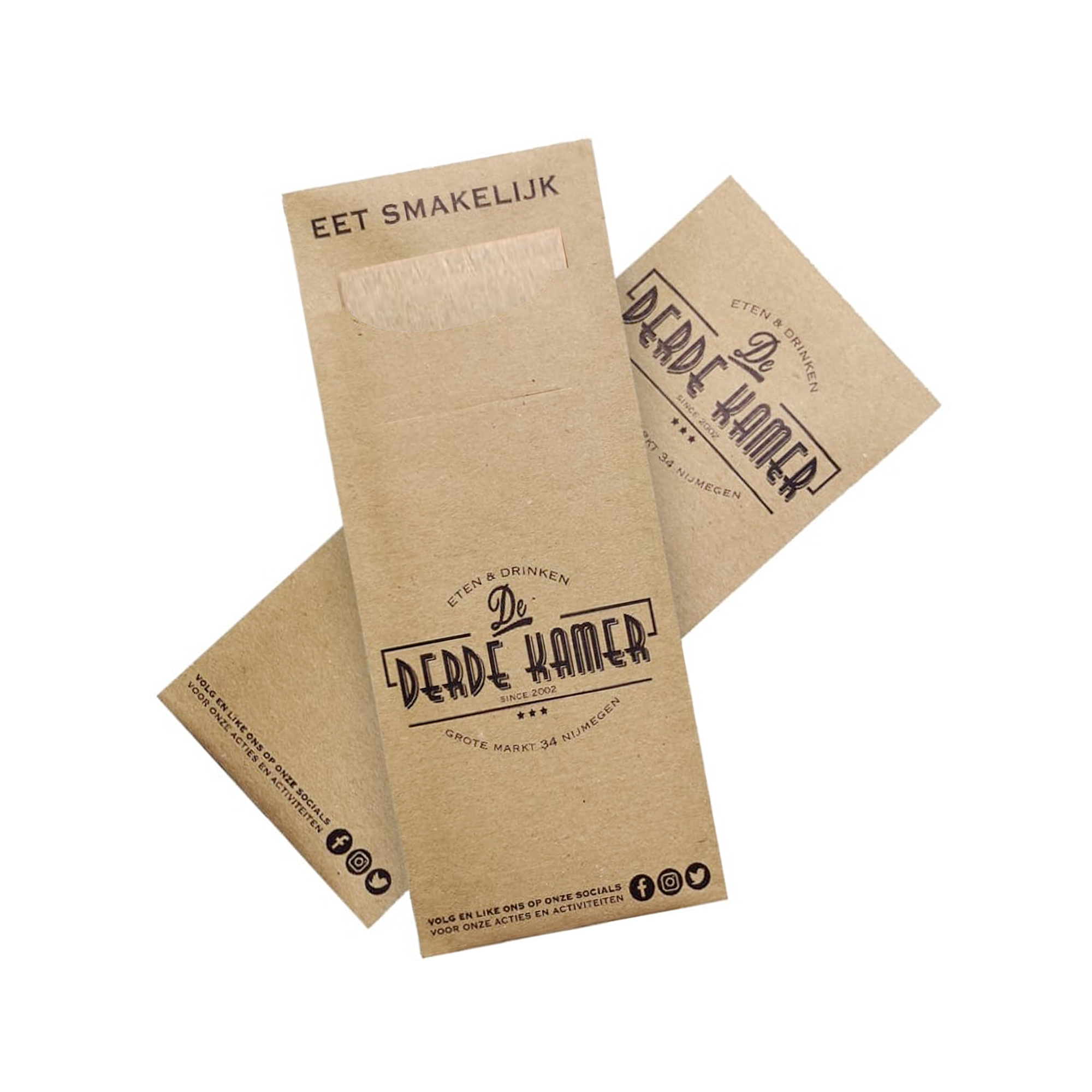 Duurzame-bestekzakjes-bedrukken,-bestekzakjes-met-eco-servetten-bedrukken,-gerecyclede-servetten-bedrukken