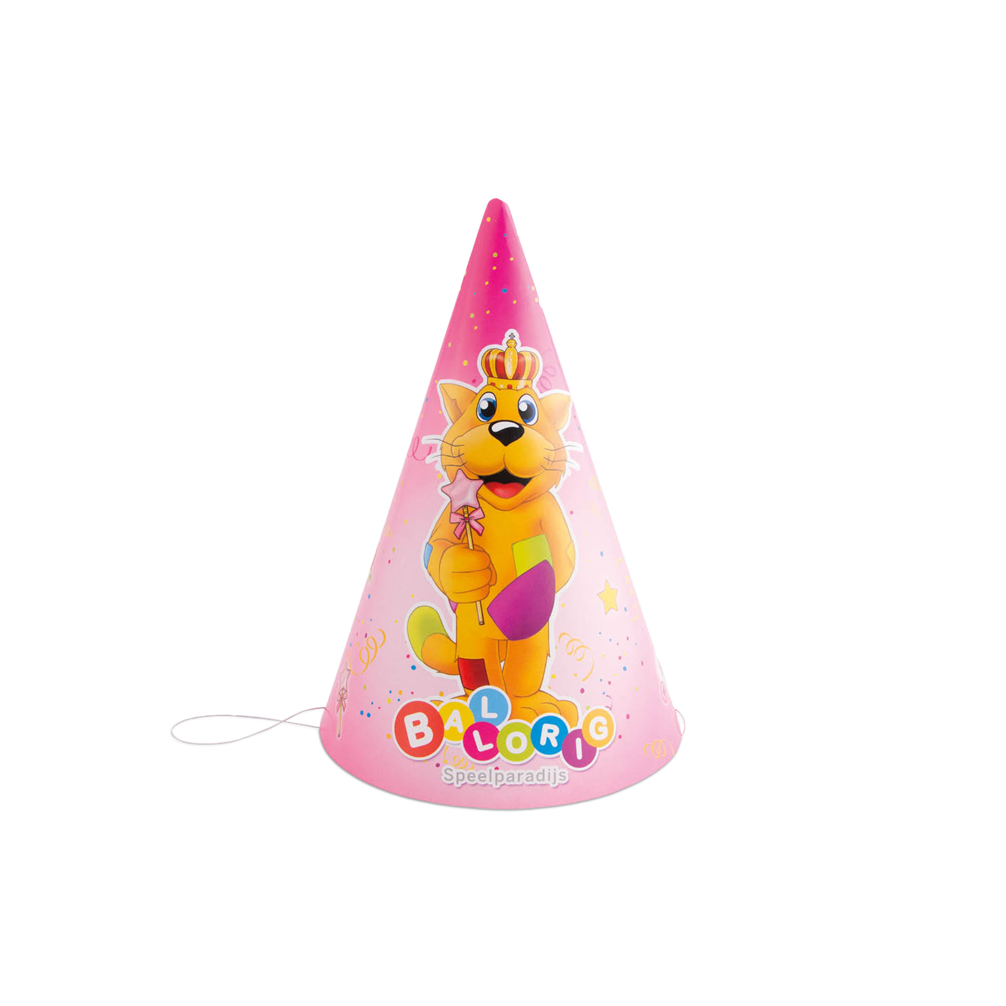 Feesthoedjes bedrukken, feesthoeden drukken met loog, feesthoedjes bedrukt