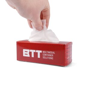 Tissuedozen-bedrukken,-tissuedoos-in-container-vorm,-tissuedoos-container