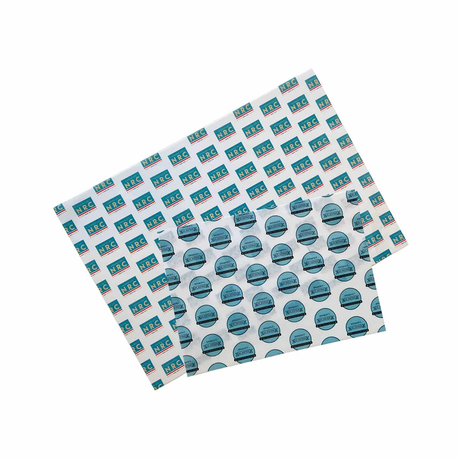 vetvrij papier bedrukken, bedrukte vetvrije vellen, vetvrij papier drukken